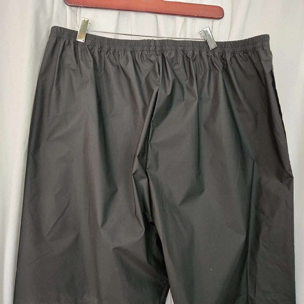 Columbia Black NWT Rainproof  Pull Pants Size XXL